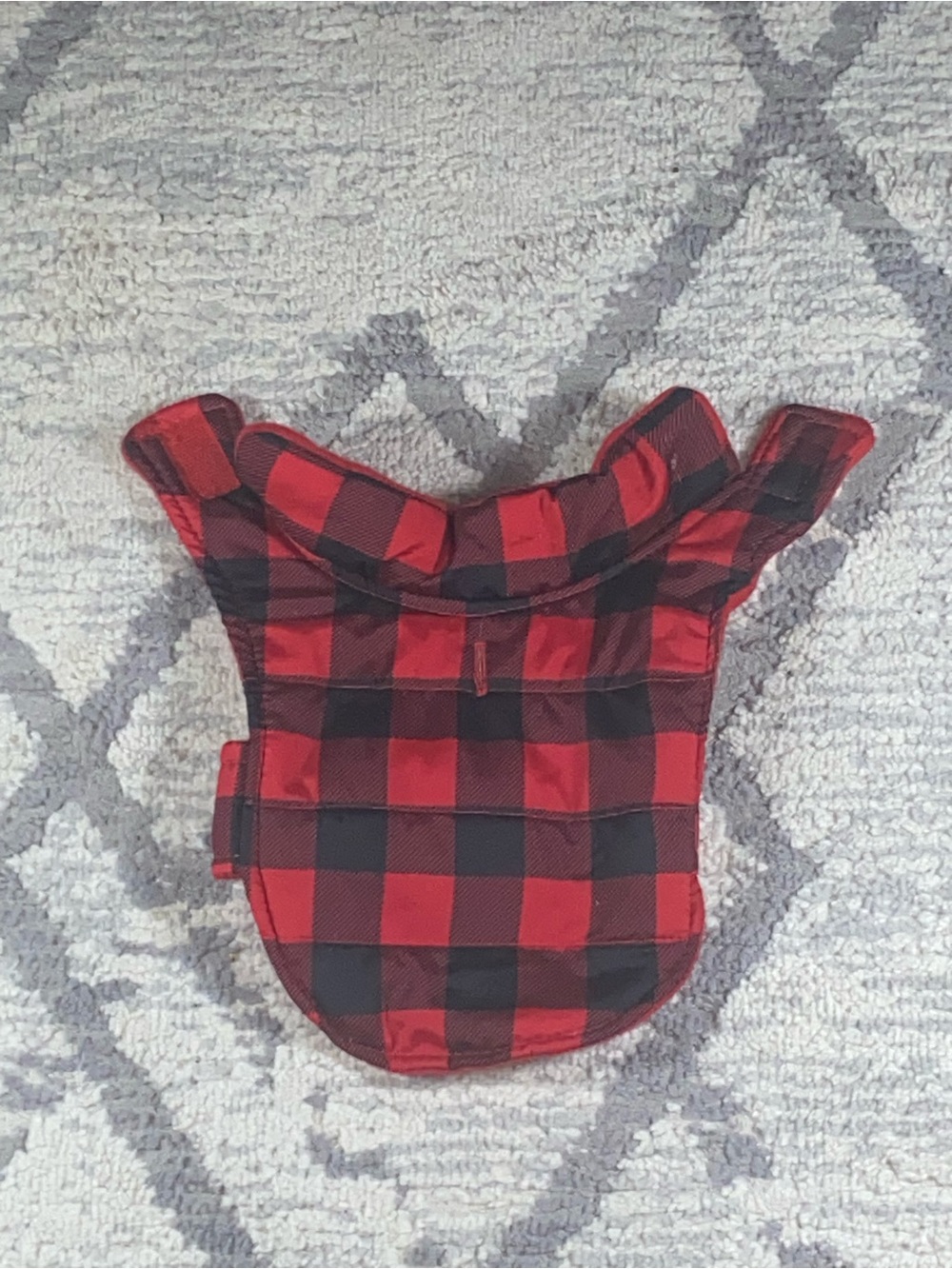 Red & Black Buffalo Plaid Dog Coat